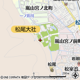 京都府京都市西京区嵐山宮町3周辺の地図