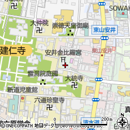 京都府京都市東山区下弁天町70周辺の地図