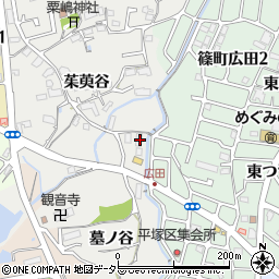 京都府亀岡市篠町浄法寺墓ノ谷29周辺の地図