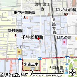 京都府京都市中京区壬生松原町47-7周辺の地図