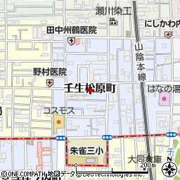 京都府京都市中京区壬生松原町47-4周辺の地図