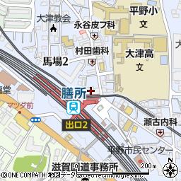 滋賀県大津市馬場2丁目8-17周辺の地図