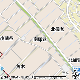 愛知県東海市養父町南儀老周辺の地図