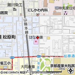 京都府京都市中京区壬生松原町13-11周辺の地図