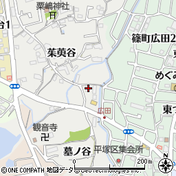 京都府亀岡市篠町浄法寺墓ノ谷31周辺の地図