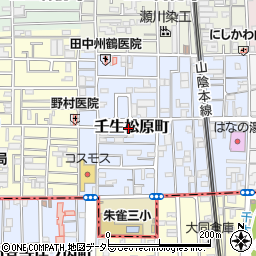 京都府京都市中京区壬生松原町47-9周辺の地図