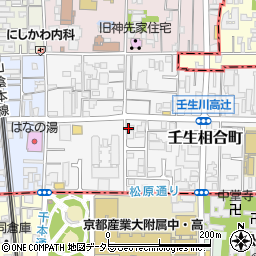 高辻通周辺の地図