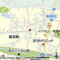 滋賀県草津市新浜町113周辺の地図