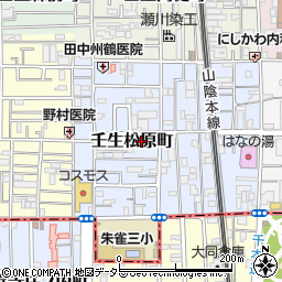 京都府京都市中京区壬生松原町47-19周辺の地図