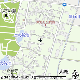 兵庫県西脇市大野414周辺の地図