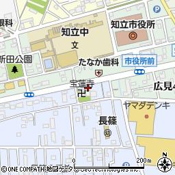 愛知県知立市長篠町新田東39-1周辺の地図