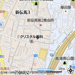山崎美容院周辺の地図
