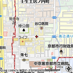高辻通周辺の地図