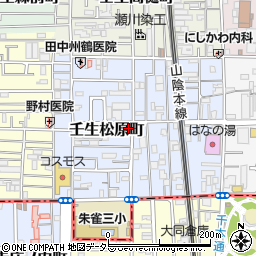 京都府京都市中京区壬生松原町47-1周辺の地図