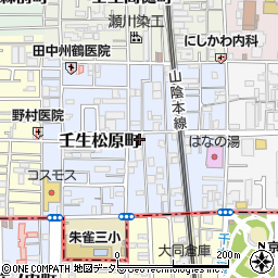 京都府京都市中京区壬生松原町32-8周辺の地図