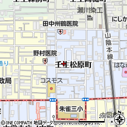 京都府京都市中京区壬生松原町47-22周辺の地図