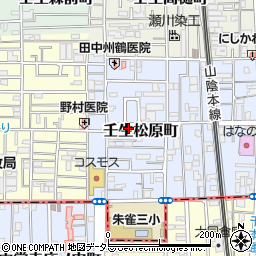京都府京都市中京区壬生松原町47周辺の地図