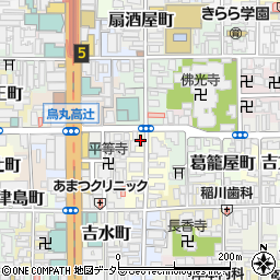 京都府京都市下京区燈籠町559-5周辺の地図