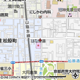 京都府京都市中京区壬生松原町13-5周辺の地図