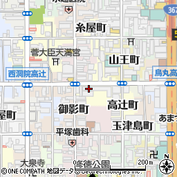 京都府京都市下京区繁昌町周辺の地図