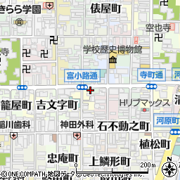 京都府京都市下京区雁金町166周辺の地図