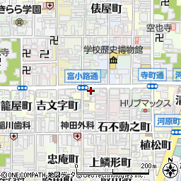 京都府京都市下京区雁金町166周辺の地図