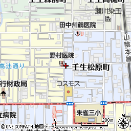 京都府京都市中京区壬生松原町63-2周辺の地図