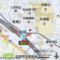 滋賀県大津市馬場2丁目8-7周辺の地図