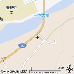 静岡県浜松市天竜区春野町宮川287周辺の地図