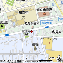 愛知県知立市長篠町新田東32周辺の地図