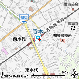 愛知県知多市八幡蔵池107周辺の地図