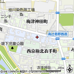 ローソン梅津高辻店周辺の地図