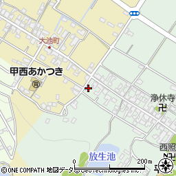 滋賀県湖南市平松627周辺の地図