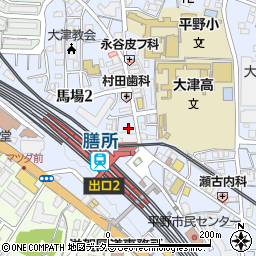 滋賀県大津市馬場2丁目8周辺の地図