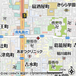 京都府京都市下京区燈籠町559-1周辺の地図