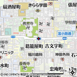 京都府京都市下京区泉正寺町周辺の地図