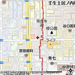 京都府京都市右京区西院平町27-1周辺の地図
