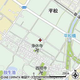 滋賀県湖南市平松462周辺の地図