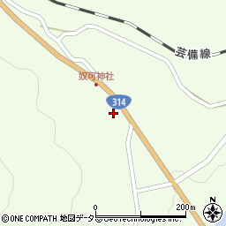 広島県庄原市東城町小奴可1373-4周辺の地図