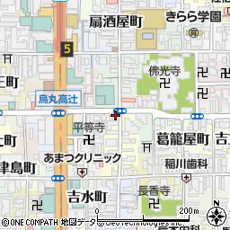 京都府京都市下京区燈籠町559-2周辺の地図