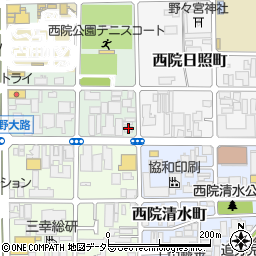 ベラジオ京都西院ウエストシティ３１０３周辺の地図