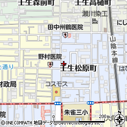 京都府京都市中京区壬生松原町49-7周辺の地図