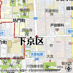 大宮高辻周辺の地図