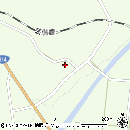 広島県庄原市東城町小奴可1200周辺の地図