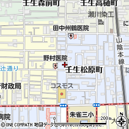 京都府京都市中京区壬生松原町61-11周辺の地図