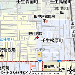 京都府京都市中京区壬生松原町63周辺の地図