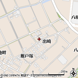 愛知県安城市里町出崎49周辺の地図
