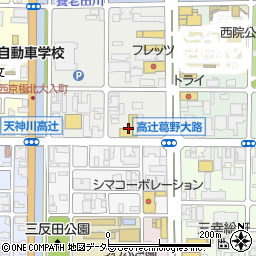 ボルボ・カー京都周辺の地図