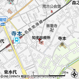 愛知県知多市八幡蔵池57周辺の地図