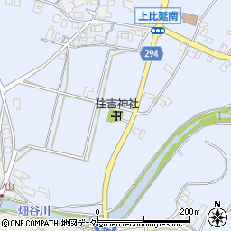 兵庫県西脇市上比延町127周辺の地図